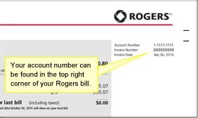 rogers billing contact phone number.